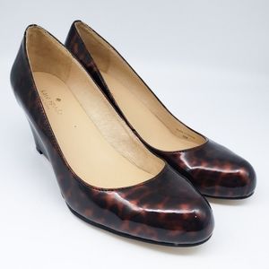 Kate Spade New York Women Leopard Print Wedge Pump